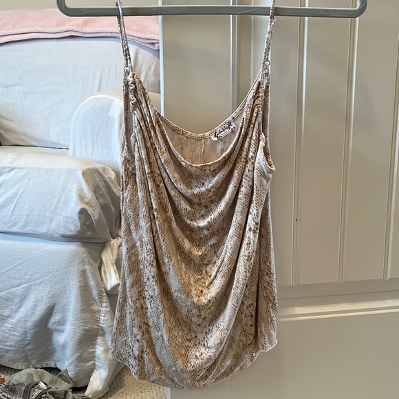 Free People Tops - Free People Intimately snake print tank size M